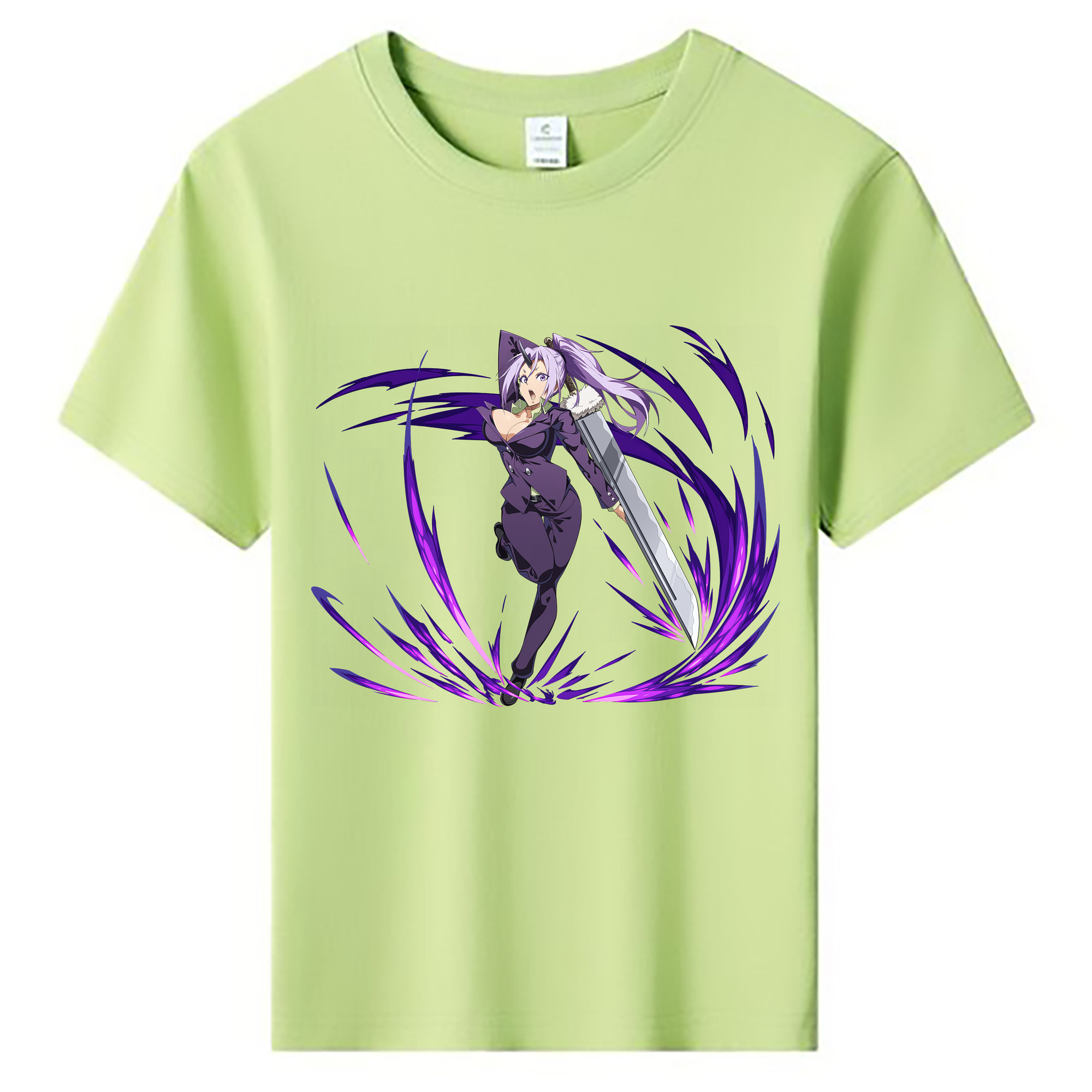 （画像用） 転スラ Regarding Reincarnated to Slime 綿100％キッズTシャツ（フロントプリント）